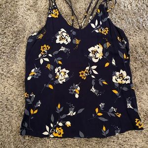 Maurices sz 0, navy blouse